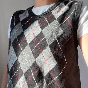 argyle sweater vest